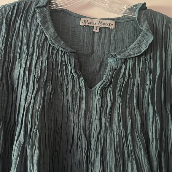 J P & Mattie size small shift dress/tunic in gray/blue - Picture 2 of 5